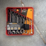 8 Pc. Standard Reversible Combination Ratcheting Set. Gearwrench 9533N. Fixed Price $70.00.