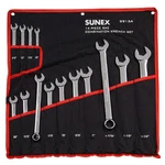 Sunex 9915 V-groove Fractional Full Polish Wrench Set, Silver. Fixed Price $147.99.