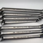 Craftsman Vtg Offset Double Box End Wrench Sae And Metric 7 Pcs. Fixed Price $79.99.