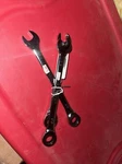 Craftsman Wrench Set Dual Ratcheting 5/8" And 11/16" Polished Chrome 3 Pack New. Fixed Price $19.99.