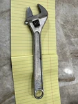 Proto No. 710-L 10" Adjustable Wrench Clik-stop Used. Fixed Price $15.00.
