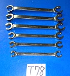 Cornwell Tools 6 Piece Metric Flare Nut Double End Wrench Set. Fixed Price $135.00.