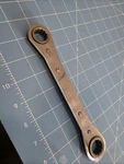 Mac RW20222 5/8" 11/16 12 Point Ratcheting Double Box End Wrench Usa. Fixed Price $11.96.