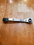 Matco Tools 1/4"-5/16" Chrome Ratcheting Bit Driver Wrench For Parts RBD810. Fixed Price $15.00.
