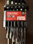 Craftsman 11 Piece Ratcheting Wrench Set Sae CMMT87022 Heavy Duty. Fixed Price $76.84.
