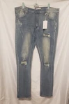 Society 80168 Skinny Fit Jeans Men 38X32 Rustic Blue Distressed. Fixed Price $23.43.