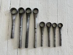 Vintage Bluepoint Boxocket 12 Straight Heavy Duty Wrench Set Of 8. Fixed Price $350.00.