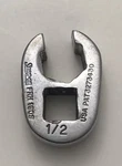Snap-on 1/2" Flare Nut Line Crowfoot Socket 6PT Point 3/8" Drive FRH160S. Fixed Price $10.99.