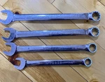 Matco Tools 7/8 ,1 & 1-1/16 1-1/8 Combination Wrenches MCL322,MCL342,MCL362. Fixed Price $150.00.