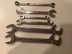 Matco Angle Wrenches , 2 Mac They Have Markings Are Used Sizes Pictured. Fixed Price $45.00.