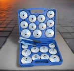 23PCS Aluminum Alloy Cup Type Remove Car Oil Filter Wrench Socket Removal Tool. Fixed Price $49.99.