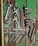 Vintage Indestro & Super 19 Pc Tool Set Pliers Sockets Wrenches Driver Usa. Fixed Price $35.00.