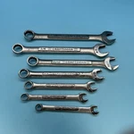 Vintage Craftsman Sae 7 Pc Combination Wrench Set 3/8-3/4 #m. Fixed Price $19.99.