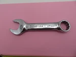 Snap Usa 17MM Metric Chrome Stubby Short 12 Point Combination Wrench OXIM17. Fixed Price $34.95.