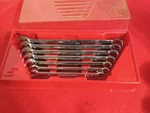 Snap On Tools 3/8"-3/4" Wrench Set Of With Red Case SOEX707 Nos. Fixed Price $185.00.