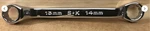 Sk #87763 Offset Box End 13MM-14MM 12 Point Metric Chrome New.free Shipping. Fixed Price $14.00.