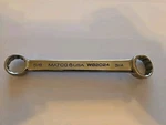 Matco Tools 5/8"-3/4" 12PT Chrome Short Box End Wrench WB2024. Fixed Price $17.00.
