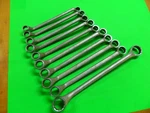 Bonney Double Box End Wrench 12 Point Sae Set 10 Pieces Excellent Condition. Fixed Price $125.00.