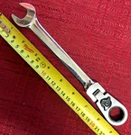 Blue Point BOERF22 Sae 11/16" 15 Offset Flexhead Ratcheting Box/open-end Wrench. Fixed Price $2023.85.