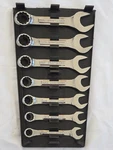 Craftsman Professional Tool 7 Piece Sae Stubby Combination Wrench Set 44101 Usa. Fixed Price $74.99.