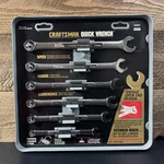 Craftsman 42357 Quick Wrench 6PC Metric Combination 8-14MM Vintage Usa. Fixed Price $34.00.