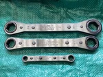 Snap On 3/4-13/16, 5/8-11/16 & 1/4-5/16 Ratchet Spanner 2426S R2022S R810S. Fixed Price $37.86.