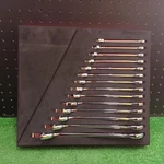 Snap-on SVSM01FBR Metric Four-way Angle Head Open-end Red Foam Wrench 14PC Set. Fixed Price $590.00.