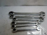 Set Of 6 Craftsman 12 Pt Ratcheting Combination Wrench. Fixed Price $40.20.