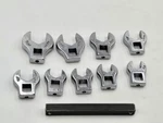 Mac Tools 9 Piece 3/8" Drive Metric Crow Foot Wrench Set 10MM-18MM Usa. Fixed Price $159.99.