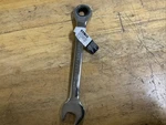 New Craftsman Chrome Reversible 17MM Metric Ratchet Wrench (CMMT42428). Fixed Price $14.00.