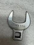 Vintage Armstrong Tools 1-1/4 Crowsfoot Wrench Large 1/2" Dr Usa. Fixed Price $15.00.