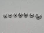 Proto Tools Used Lot Of 7 Crow Foot Socket Wrenches, 3/8 Drive, - 3/4. Fixed Price $58.00.