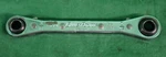 Blue Point RBZ1214 3/8" 7/16" Double Ratcheting Box Wrench Made Usa. Fixed Price $16.99.