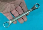 Williams Superrench # 9727 Offset Box End Wrench (5/8" 9/16" 6") CA.1943-54. Fixed Price $11.25.