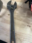Wright 9AB12, 12IN. Adjustable Wrench, Dark Finish, Usa. Fixed Price $30.00.