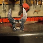 Snap-on 7/8" Sae 3/8" Drive Open End Crowfoot Wrench FC028A. Fixed Price $19.00.