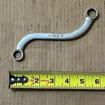 Snap On 13MM & 14MM S-shaped Box Wrench S5911 Chrome Usa Metric. Fixed Price $35.00.