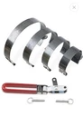 Mac Tools OF4B New 5 Piece Filter Wrench Kit 2-3/8" (61MM) 4-3/8"( 111MM) Diy. Fixed Price $33.60.