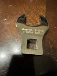 Snap On 1/16 Crowfoot Wrench 1/2 Dr THSC34. Fixed Price $60.00.