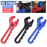 Adjustable Wrench 3AN-16AN Aluminum Spanner Tool For Hose End Fitting Line. Fixed Price $16.14.