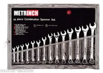 Metrinch MET-0125 Open-end Wrench Ring Set 14 Pieces 8-23 Mm. Fixed Price $131.02.