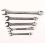 Vintage Husky Tools 5 Pc Metric & Sae Combination Wrench Set 12 Pt Made Usa. Fixed Price $24.99.