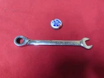 Vtg Craftsman 42423,12MM Ratcheting Metric WRENCH,6-1/4"-GK-,12PT,USA Gd+ C5.26. Fixed Price $17.87.