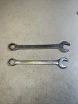 Mac Tools - Lot Of Combination Wrenches , 12 Pt. (9/16 CW18) (5/8 CW20). Fixed Price $13.50.