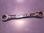 Snap On 1/2-9/16 6PT Ratcheting Wrench R1618SC. Fixed Price $19.00.
