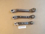 3 Vtg Craftsman Box End Ratchet Wrench 1/4" To 9/16" Usa Point - Nice !. Fixed Price $19.99.