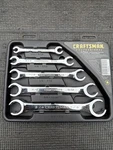 Craftsman Professional #9 42012 5 Pc Sae Polished Usa Nos Flare Nut Wrench Set. Fixed Price $109.00.
