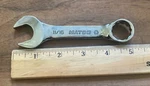 Matco Tools MCS222 Z Usa 11/16 Stubby Combo 12 Point Wrench. Fixed Price $16.75.