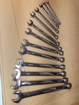 Snap-on Combination Sae Wrench Set Of 13 Pt Osh 10B-32B 5/16-1". Fixed Price $199.99.