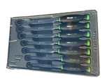 Snap-on Green 7PC 12PT Metric Flank Soft Grip Box Wrench Set XDSGM607K1G New Usa. Fixed Price $479.00.